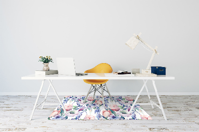 Alfombra para silla de escritorio Ramo de primavera