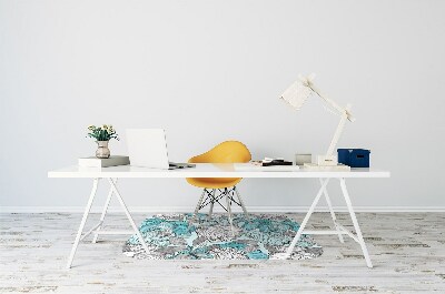 Alfombra para silla de escritorio Composición floral