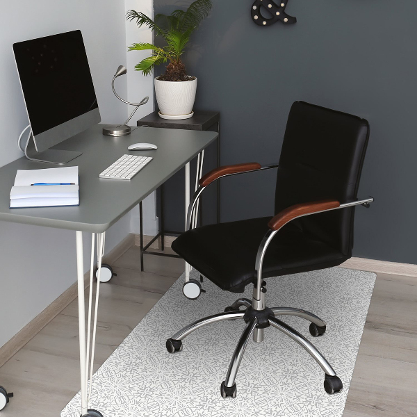 Alfombra para silla de escritorio Adorno floral