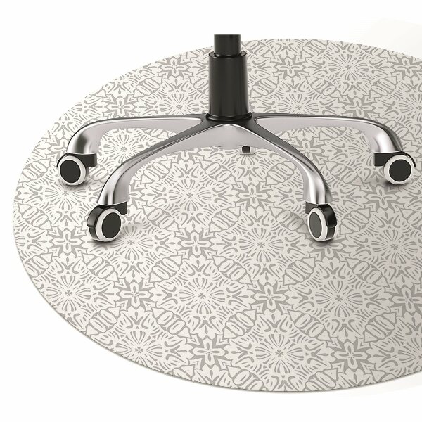 Alfombra para silla de escritorio Adorno floral