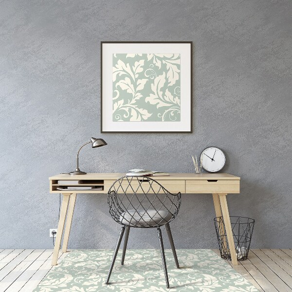 Alfombra silla ordenador Papel tapiz retro