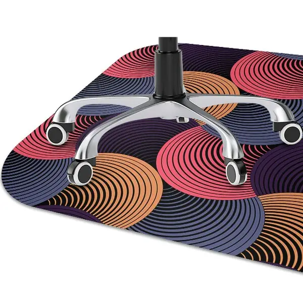 Alfombra silla ordenador Patrón colorido