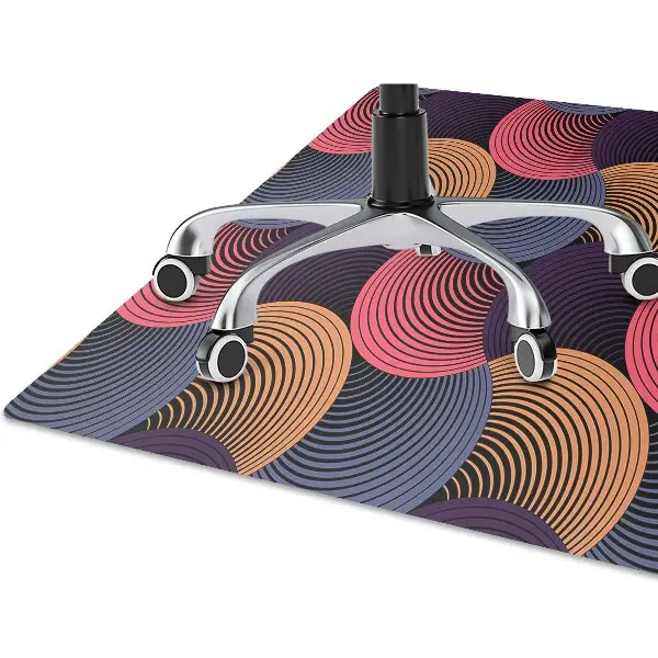 Alfombra silla ordenador Patrón colorido