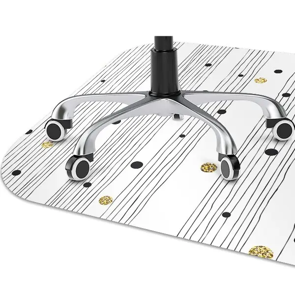 Alfombra silla ordenador Líneas delgadas