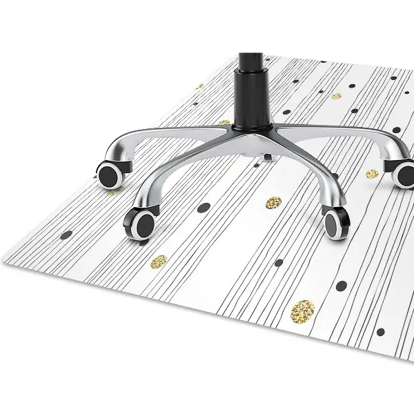 Alfombra silla ordenador Líneas delgadas