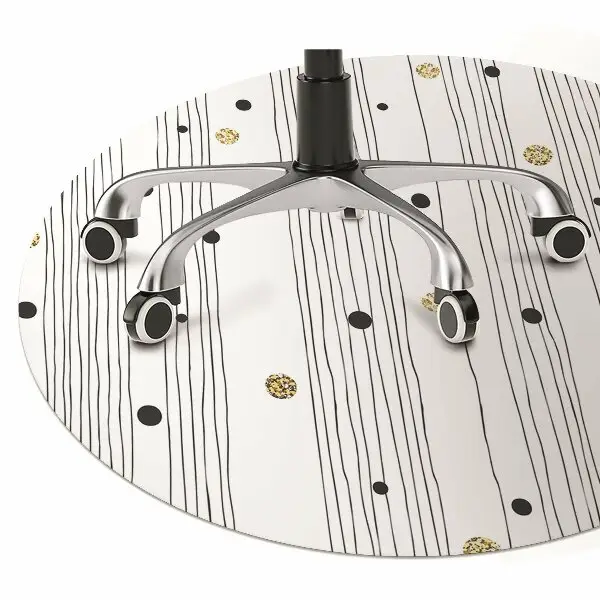 Alfombra silla ordenador Líneas delgadas