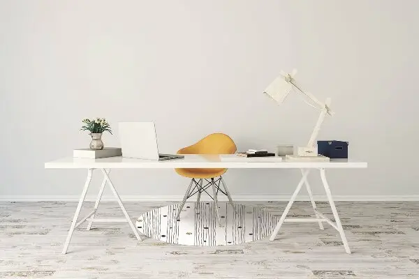 Alfombra silla ordenador Líneas delgadas