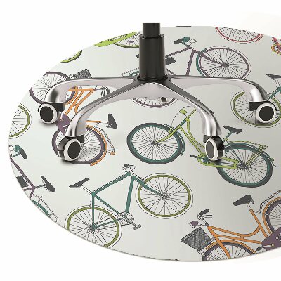 Alfombrilla para silla de escritorio Bicicletas de la ciudad