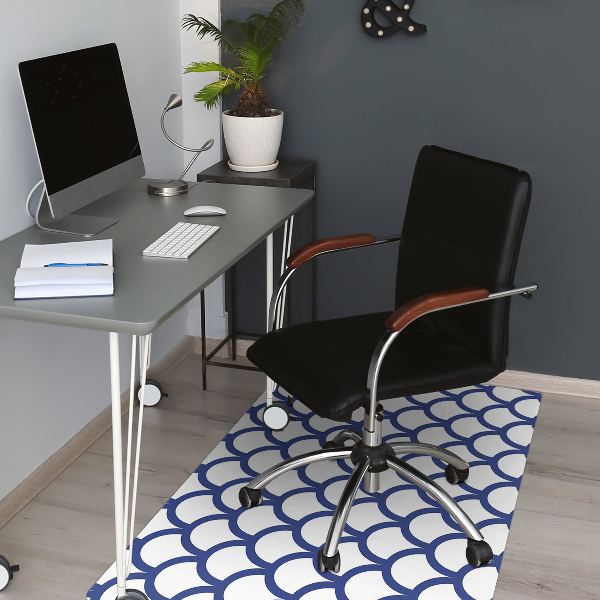 Alfombra para silla de escritorio Patrón de peces