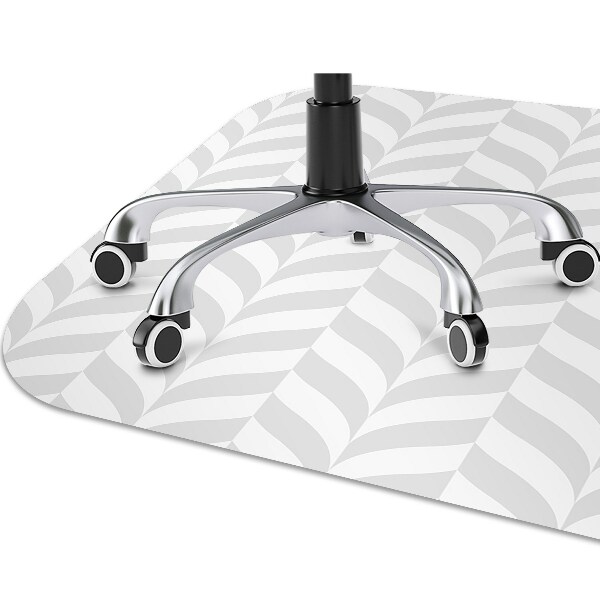 Alfombra silla ordenador Ilusión gris