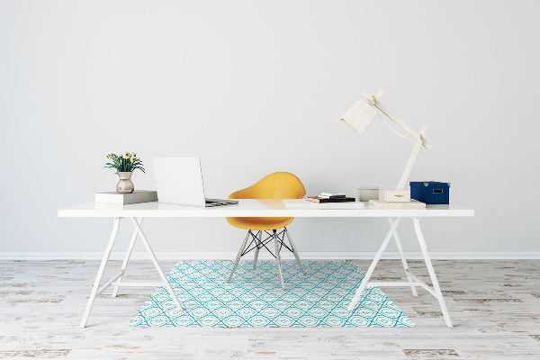 Alfombra silla ordenador Patrón retro