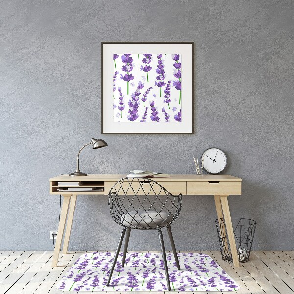 Alfombra para silla de escritorio Lavanda