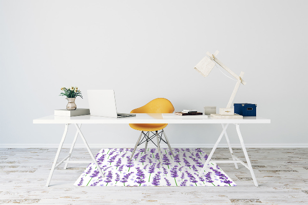 Alfombra para silla de escritorio Lavanda