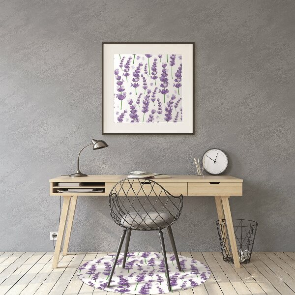 Alfombra para silla de escritorio Lavanda