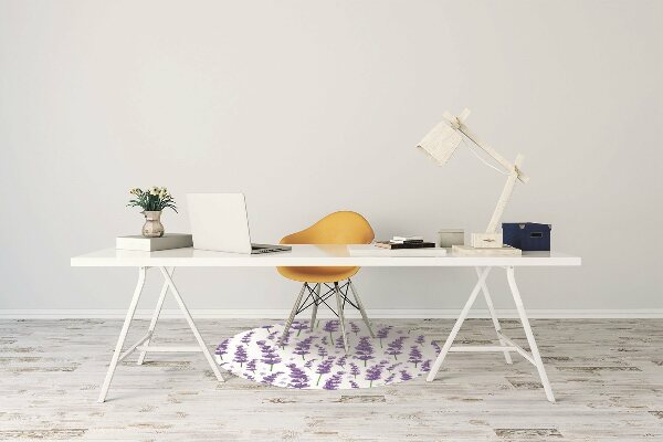 Alfombra para silla de escritorio Lavanda