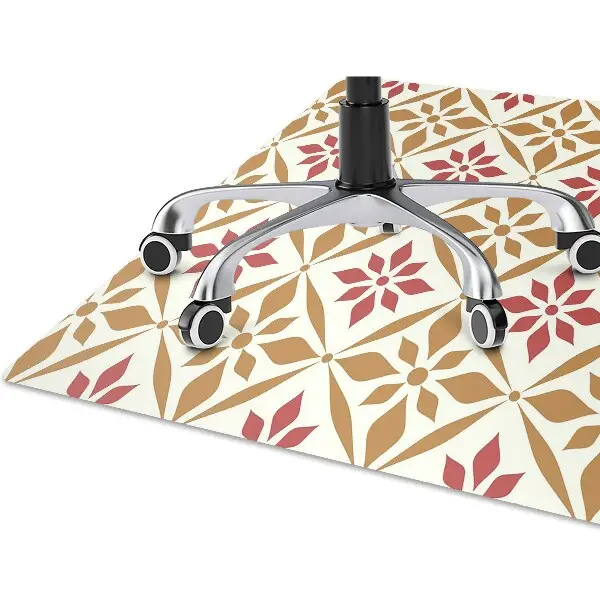 Alfombra para silla de escritorio Patrón floral