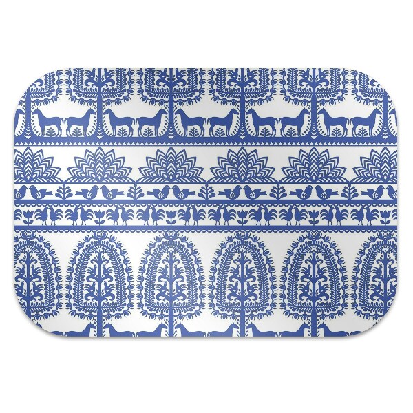 Alfombra silla ordenador Papel kurpie