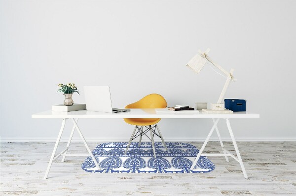 Alfombra silla ordenador Papel kurpie