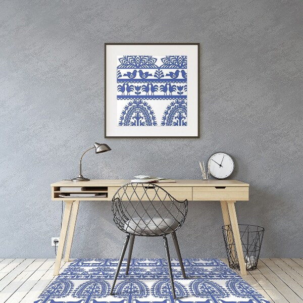 Alfombra silla ordenador Papel kurpie