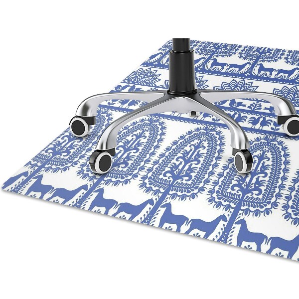 Alfombra silla ordenador Papel kurpie