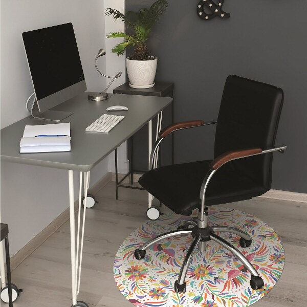Alfombra silla ordenador Aves