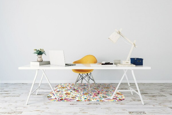 Alfombra silla ordenador Aves