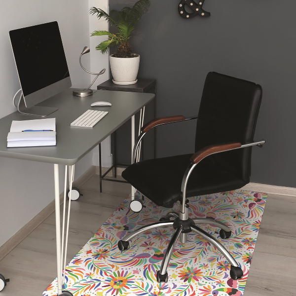 Alfombra silla ordenador Aves