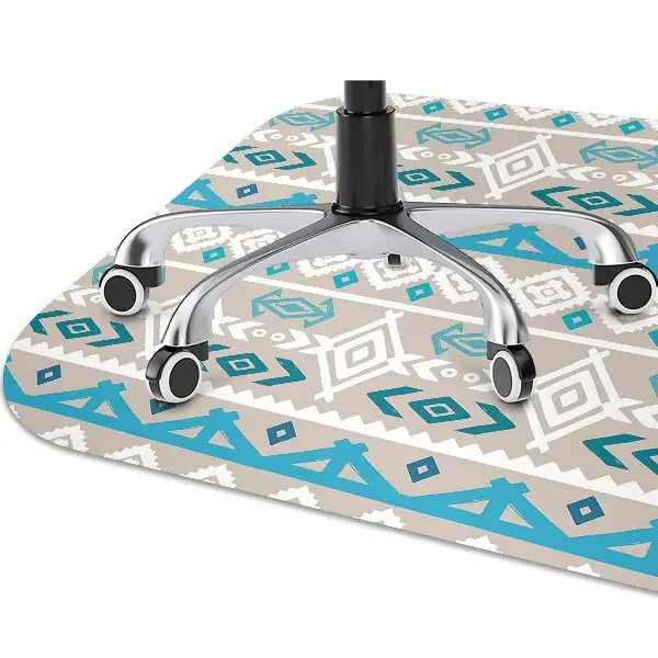 Alfombra silla ordenador Arte tribal