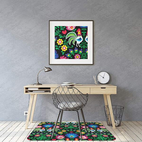 Alfombra para silla de escritorio Arte popular