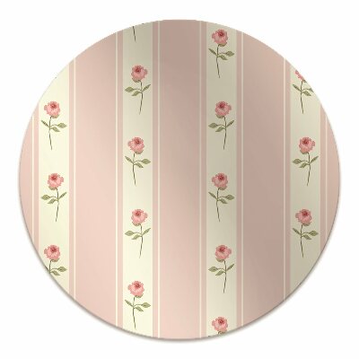 Alfombra silla ordenador Rosas