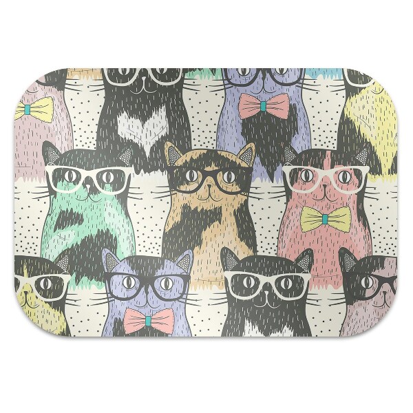 Alfombra silla escritorio Gatos