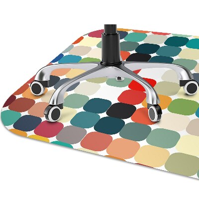 Alfombra silla ordenador Patrón geométrico