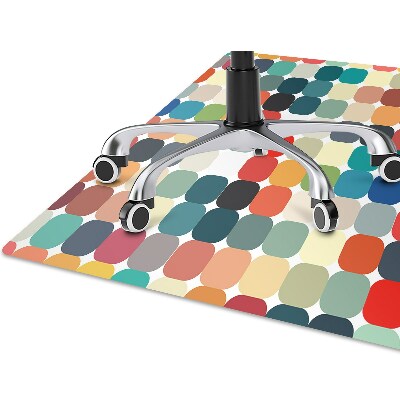 Alfombra silla ordenador Patrón geométrico