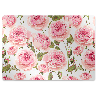 Alfombrilla para silla de escritorio Rosas hermosas