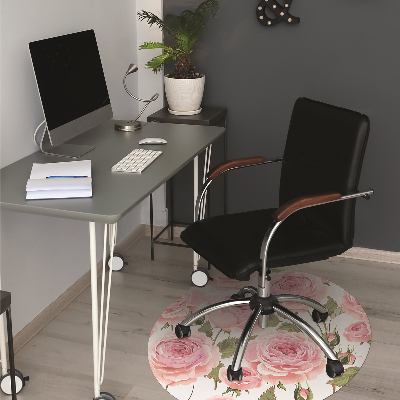Alfombrilla para silla de escritorio Rosas hermosas