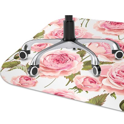 Alfombrilla para silla de escritorio Rosas hermosas