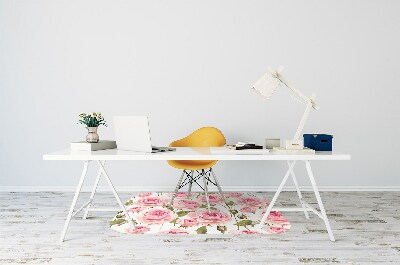 Alfombrilla para silla de escritorio Rosas hermosas