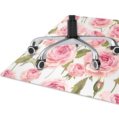 Alfombrilla para silla de escritorio Rosas hermosas