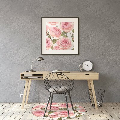 Alfombrilla para silla de escritorio Rosas hermosas