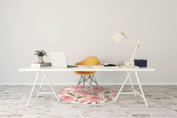 Alfombrilla para silla de escritorio Rosas hermosas