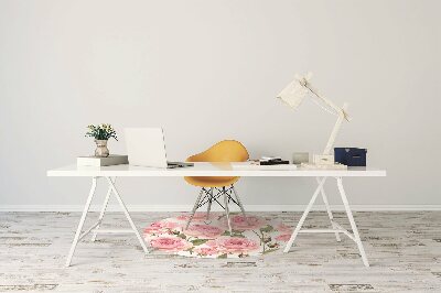 Alfombrilla para silla de escritorio Rosas hermosas