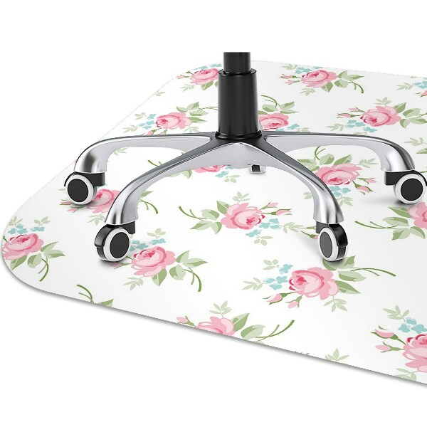 Alfombra silla escritorio Flores pequeñas