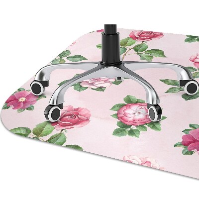 Alfombra para silla de escritorio Rose con picos