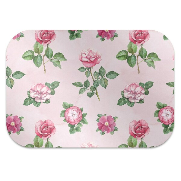Alfombra para silla de escritorio Rose con picos