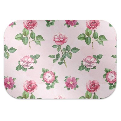 Alfombra para silla de escritorio Rose con picos
