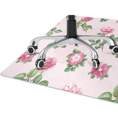 Alfombra para silla de escritorio Rose con picos