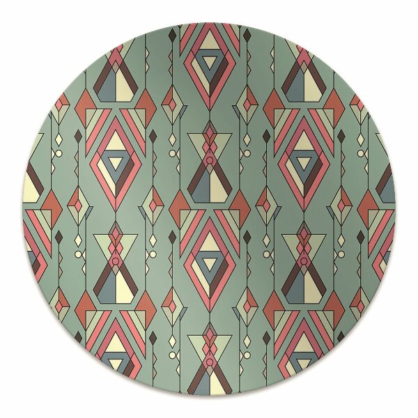 Alfombra silla ordenador Patrón azteca