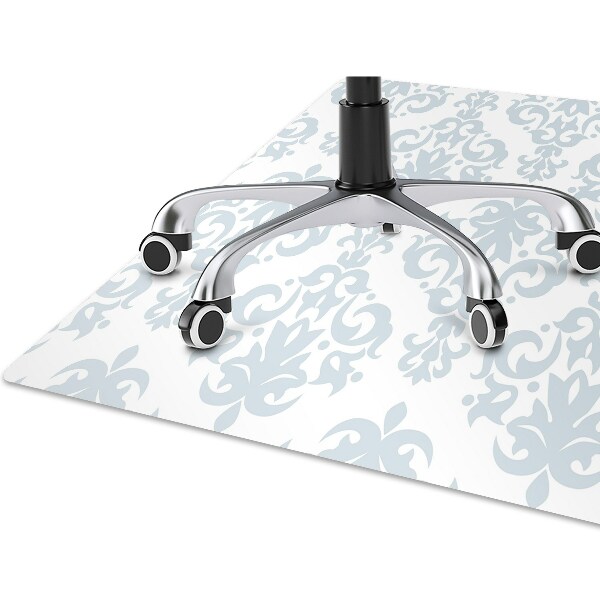 Alfombra para silla de escritorio Adorno gris
