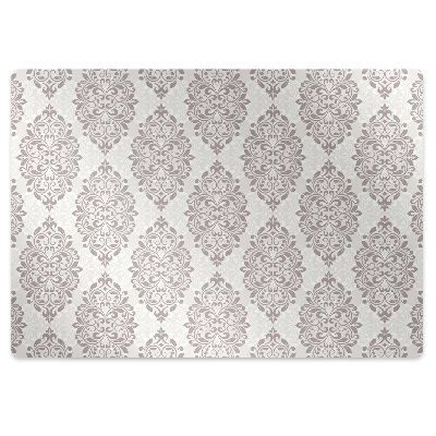 Alfombra silla ordenador Patrón de damasco