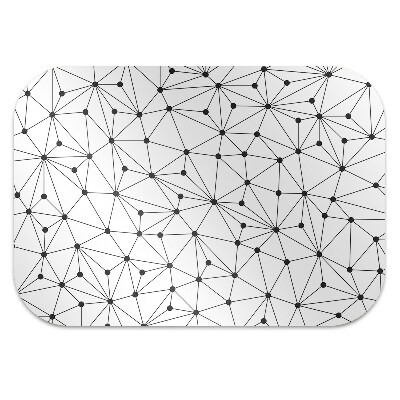 Alfombra silla ordenador Líneas y puntos